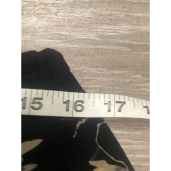 Cynthia‎ Howie Skirt Womens SZ 12 Black Floral Silk Whimsigoth Boho Hippie - Picture 3 of 5